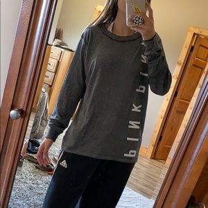 Grey PINK long sleeve